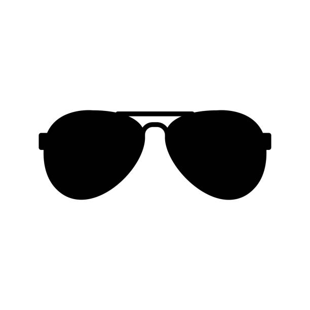 Portrait of James Ayscough, the inventor of sunglasses, holding a pair of his creations
